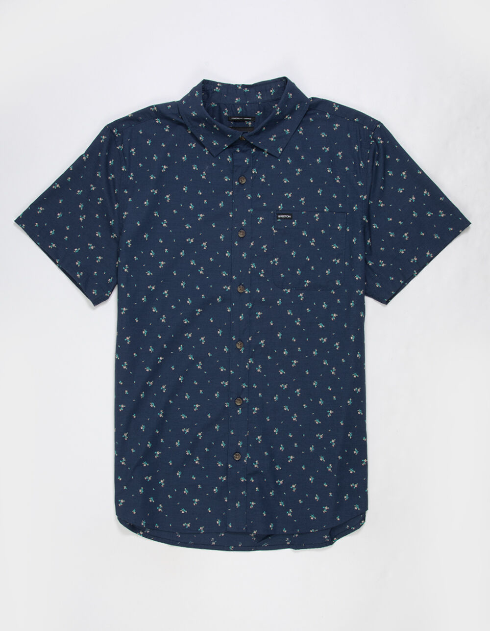 BRIXTON Charter Print Mens Button Up Shirt