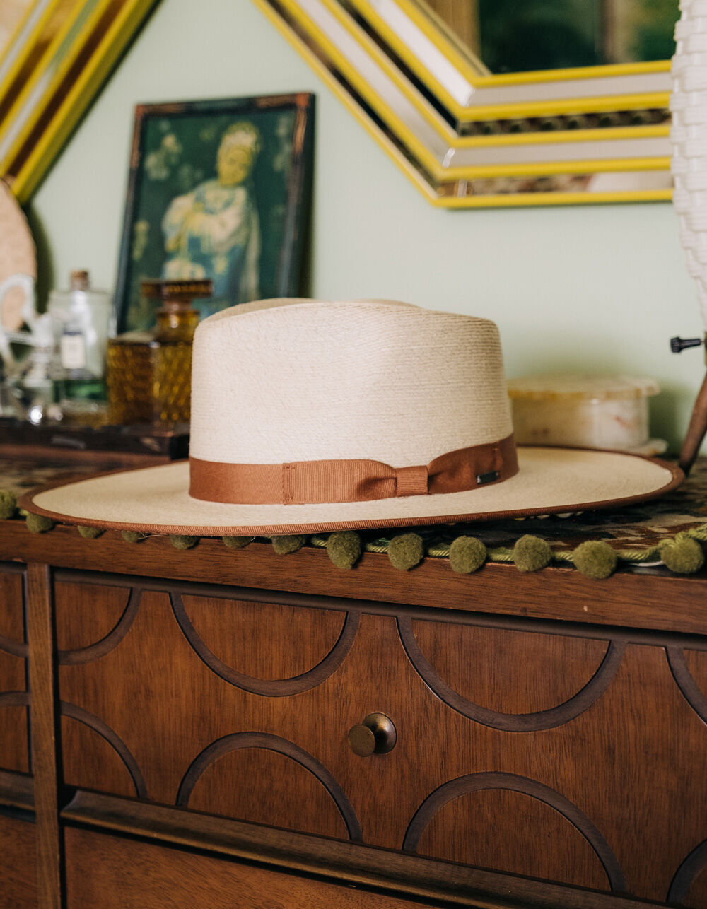 BRIXTON Jo Straw Rancher Hat