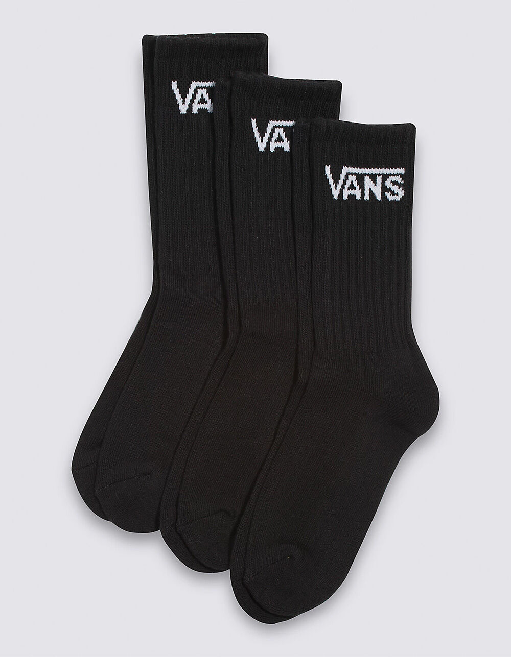 VANS 3 Pack Kids Classic Crew Socks