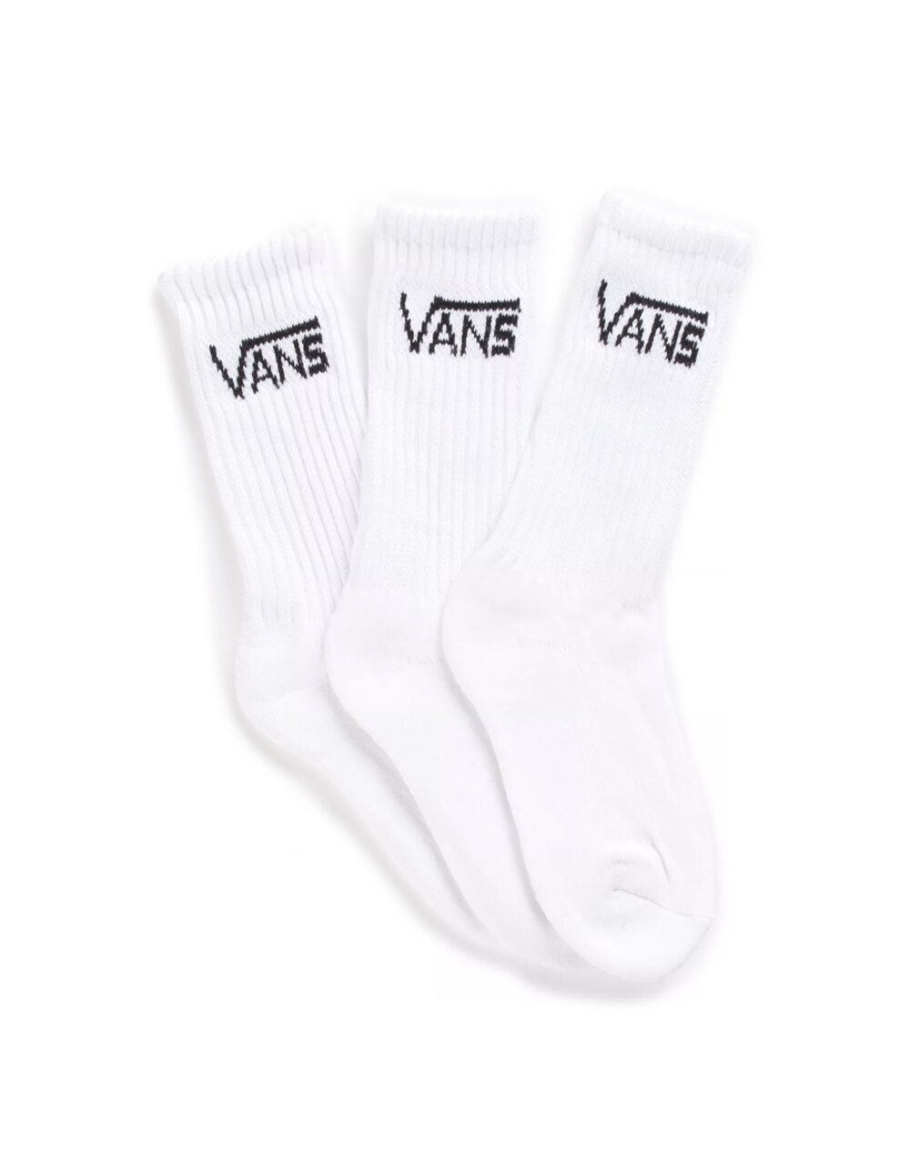 VANS Classic 3 Pack Kids Crew Socks