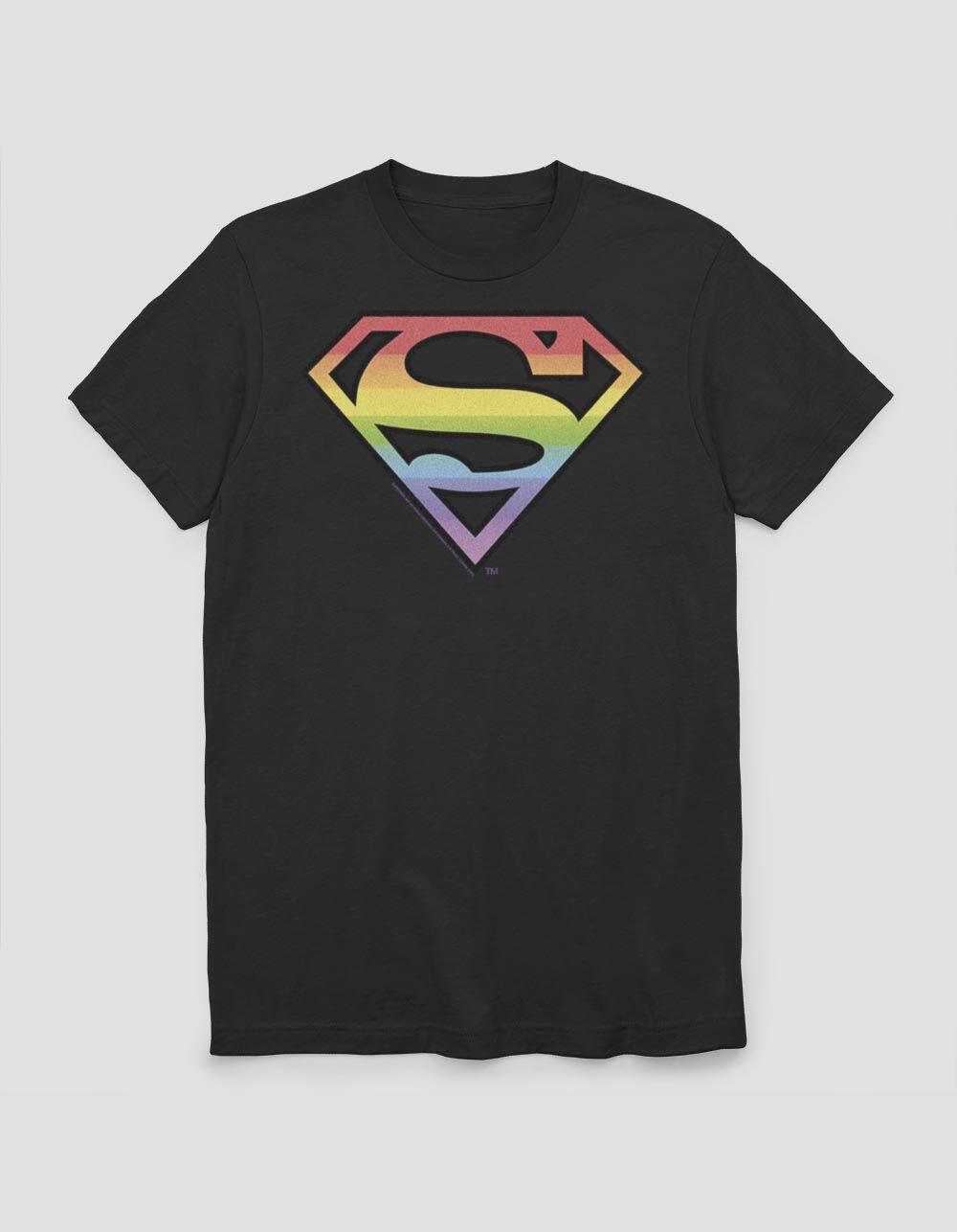 SUPERMAN Rainbow Symbol Unisex Tee