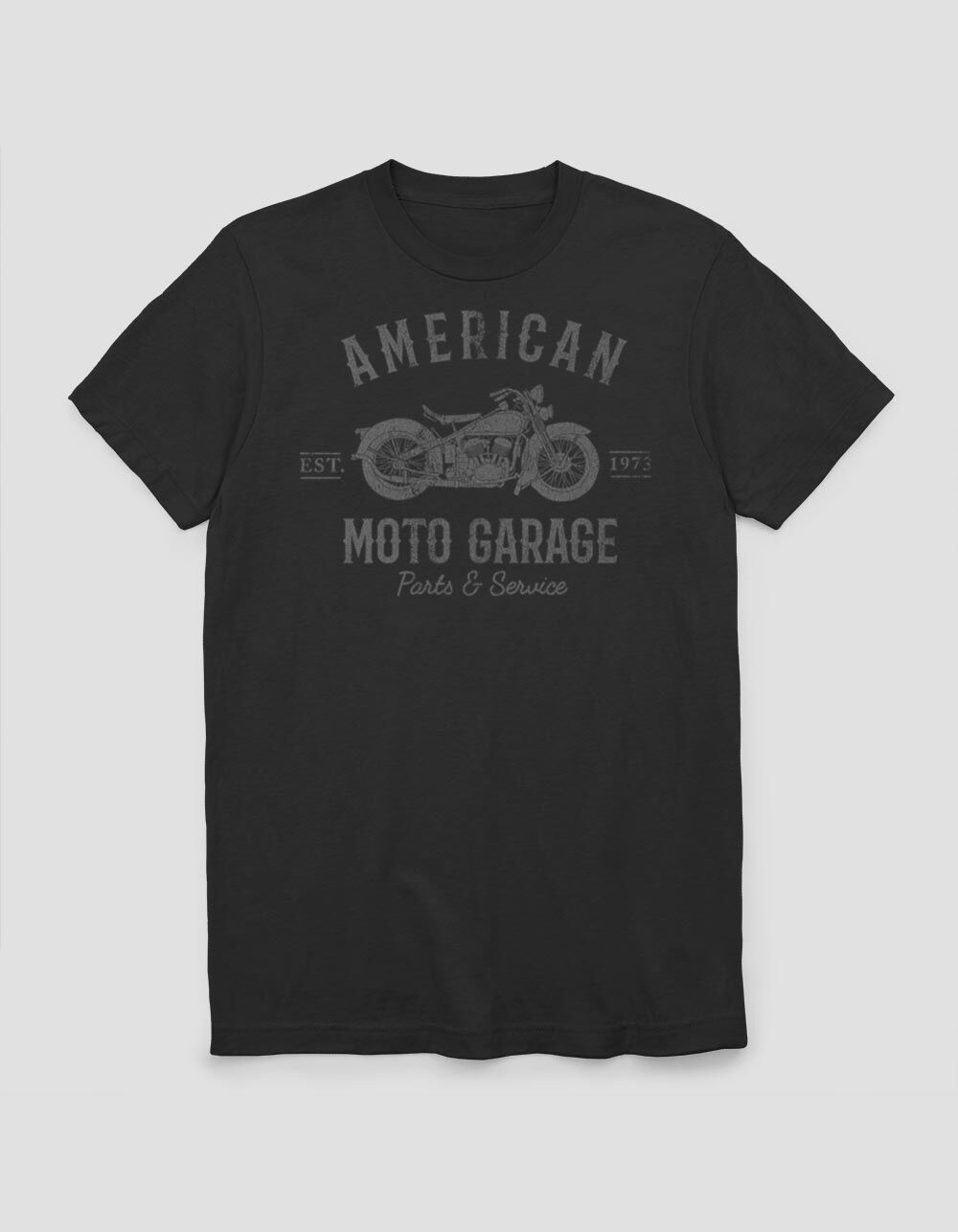 AMERICAN Moto Garage Unisex Tee