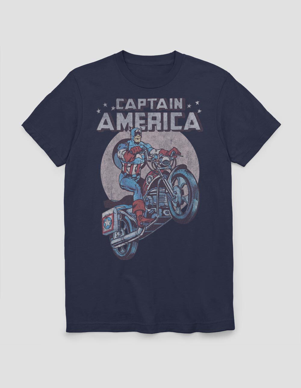 CAPTAIN AMERICA Motorcycle Unisex Tee
