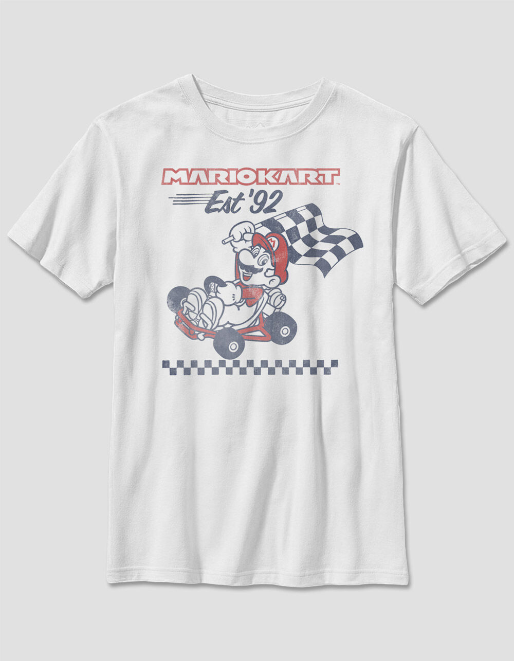 MARIO Retro Racing Unisex Kids Tee