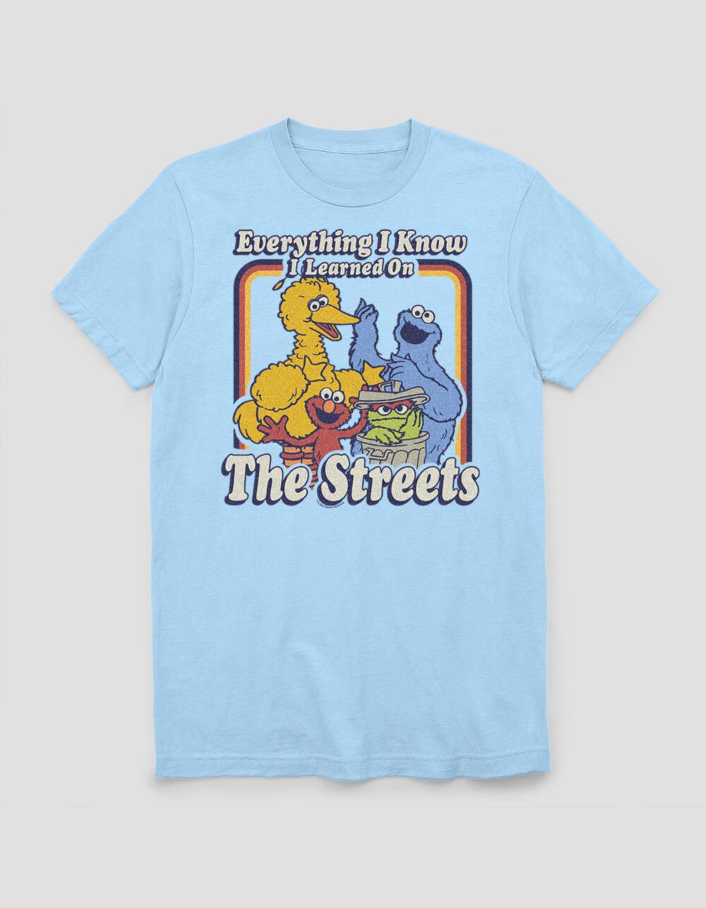 SESAME STREET Everything I Know Unisex Tee