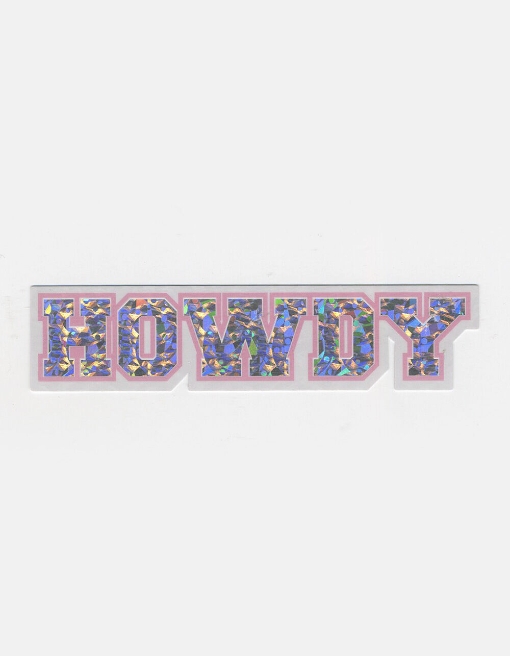 Sparkle Howdy Sticker
