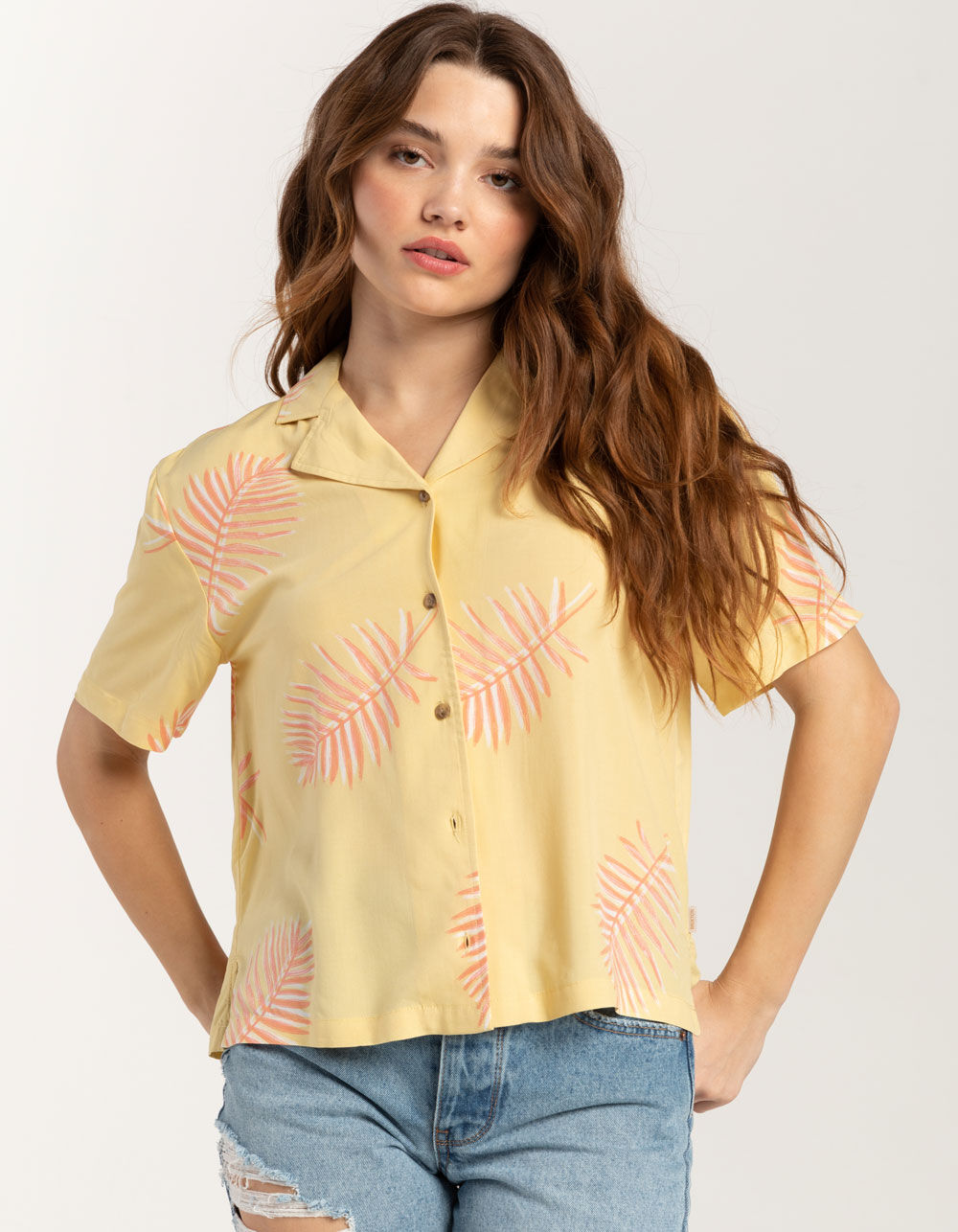 BRIXTON Bunker Paradise Womens Button Up Shirt