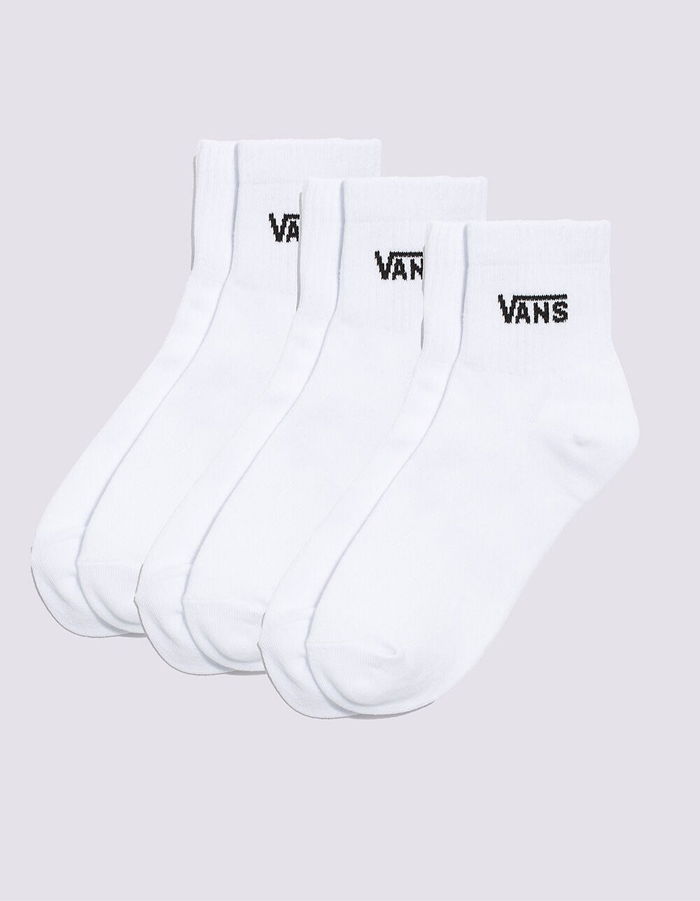 VANS 3 Pack Womens Classic Half Crew Socks