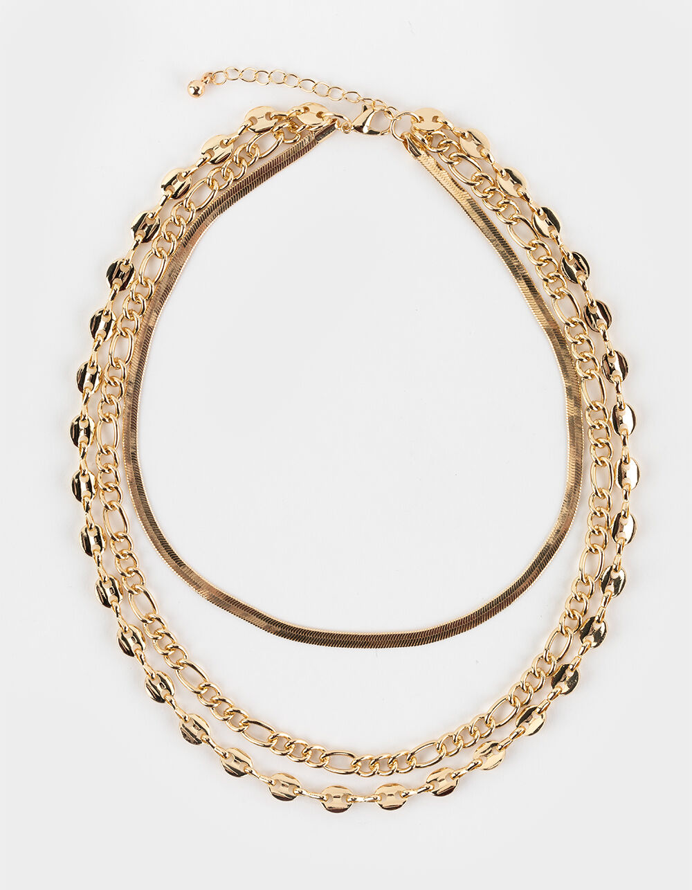 RSQ Layered Chain Necklace