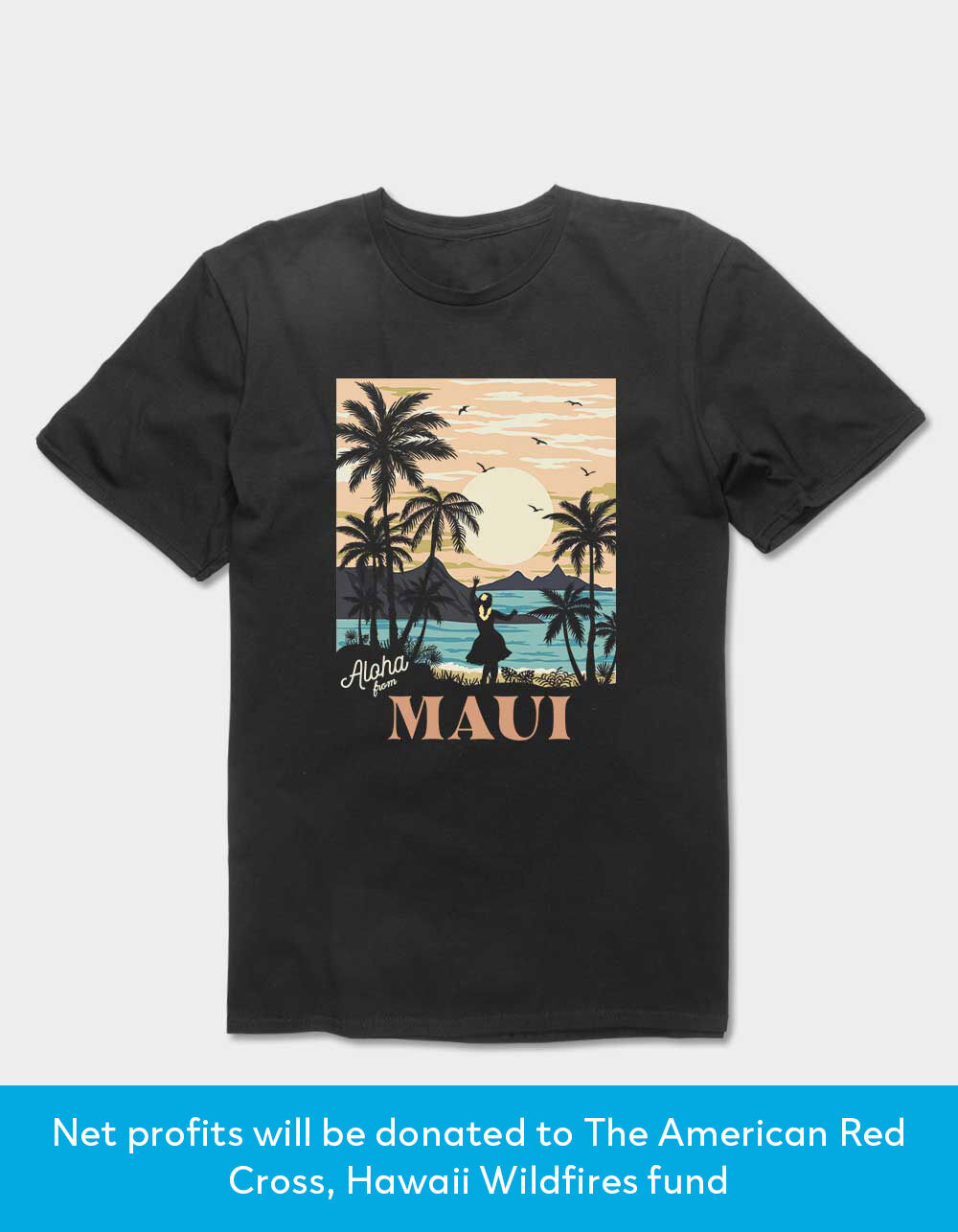 HAWAII Maui Hula Dancer Unisex Tee
