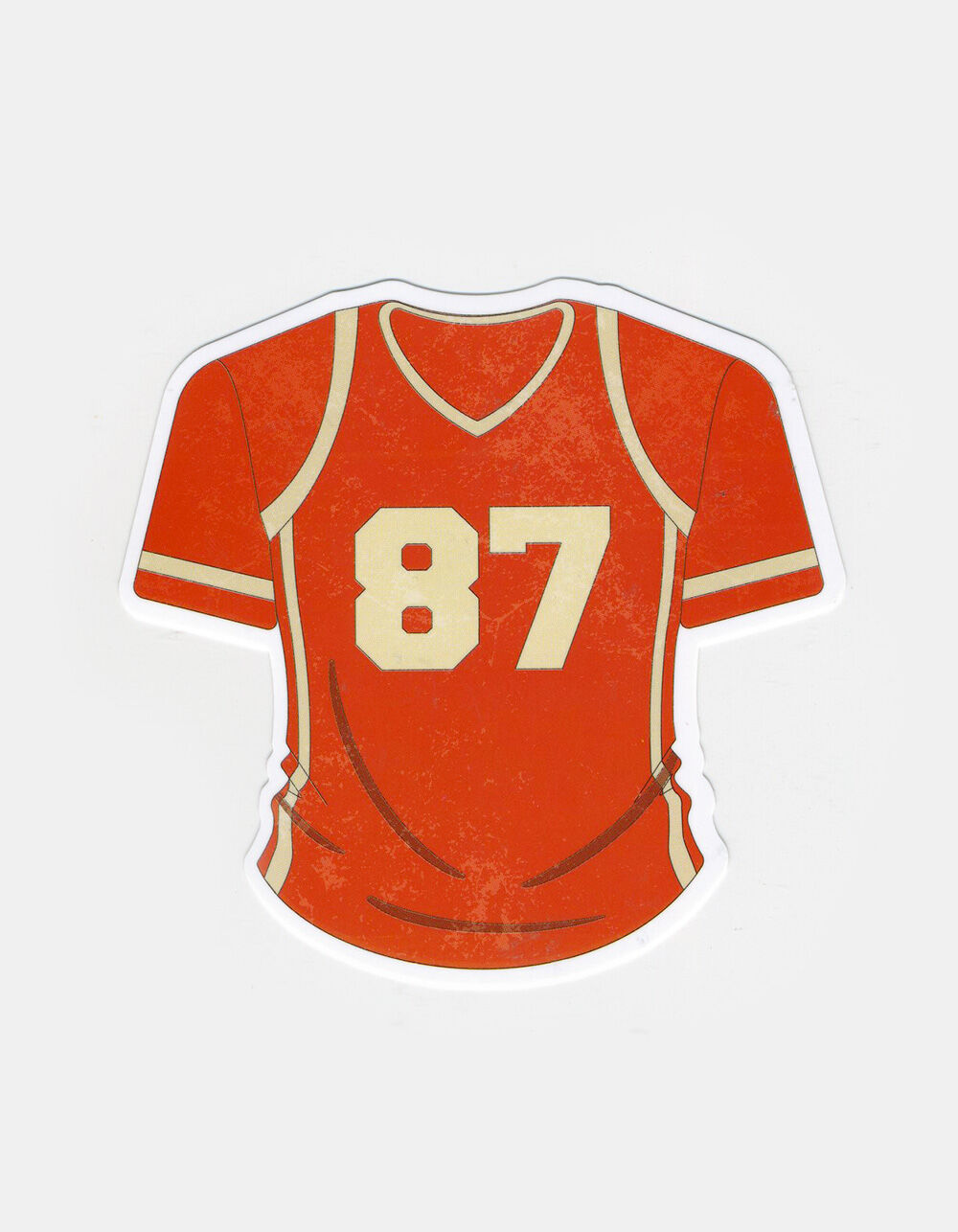 87 Jersey Sticker