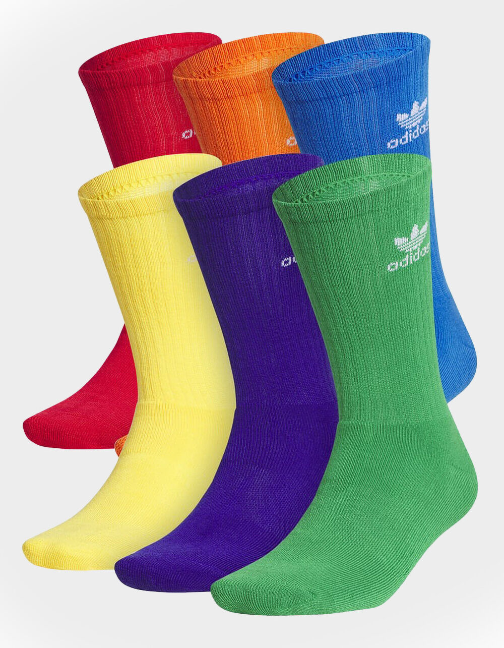 ADIDAS Originals Trefoil 6 Pack Mens Crew Socks