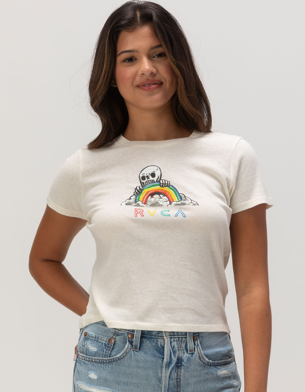 RVCA Rainbow Womens Skimmer Tee