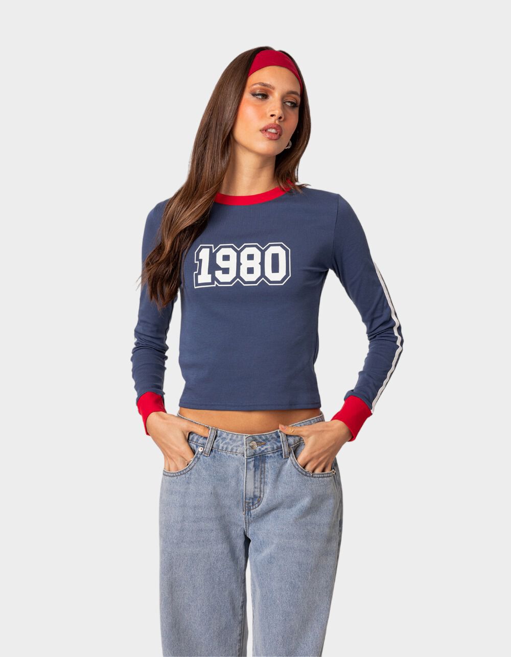 EDIKTED 80 Baby Long Sleeve Tee