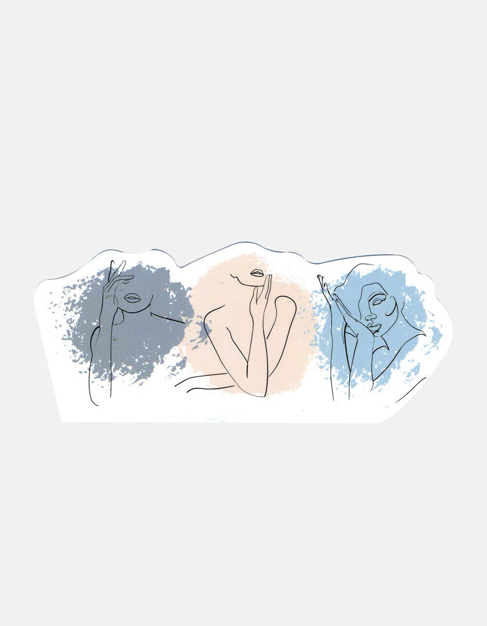 3 Face Line Sticker