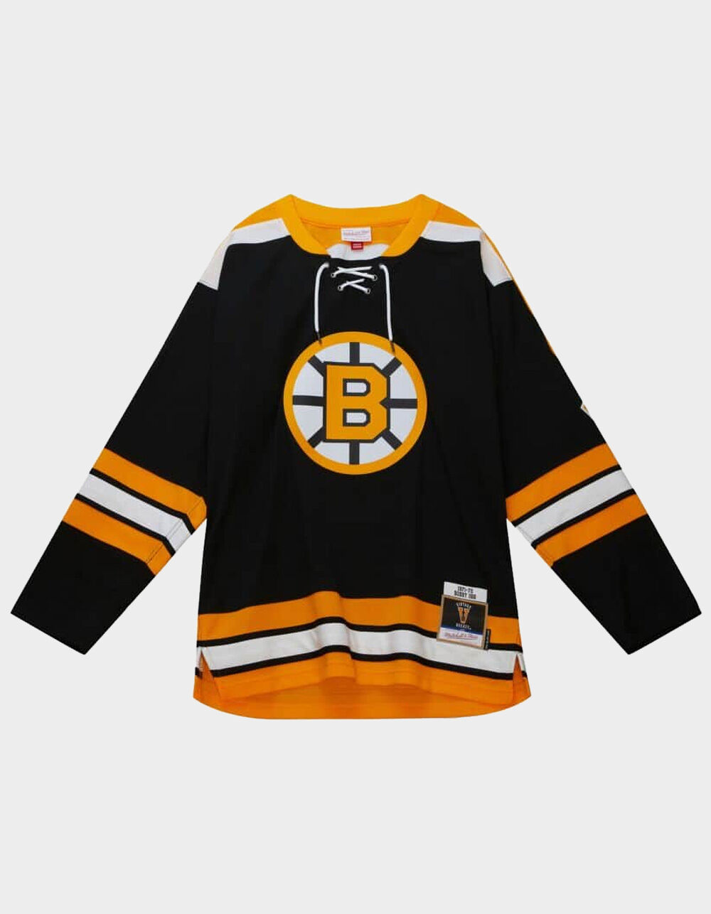MITCHELL & NESS Blue Line Bobby Orr Boston Bruins 1971 Mens Hockey Jersey