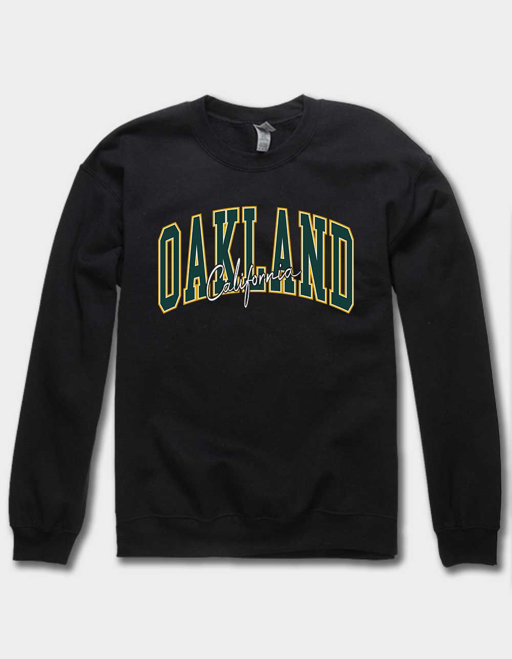 OAKLAND California Script Unisex Crewneck Sweatshirt