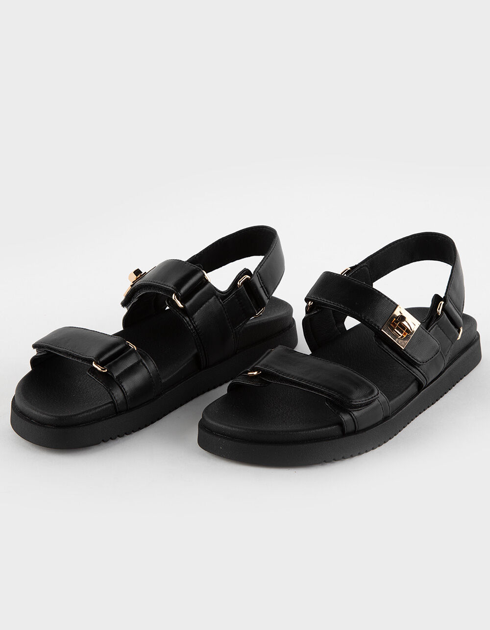 STEVE MADDEN Mona Multi Strap Womens Sandals