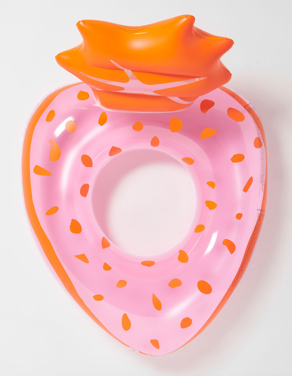 SUNNYLIFE Strawberry Pink Luxe Tube Pool Ring