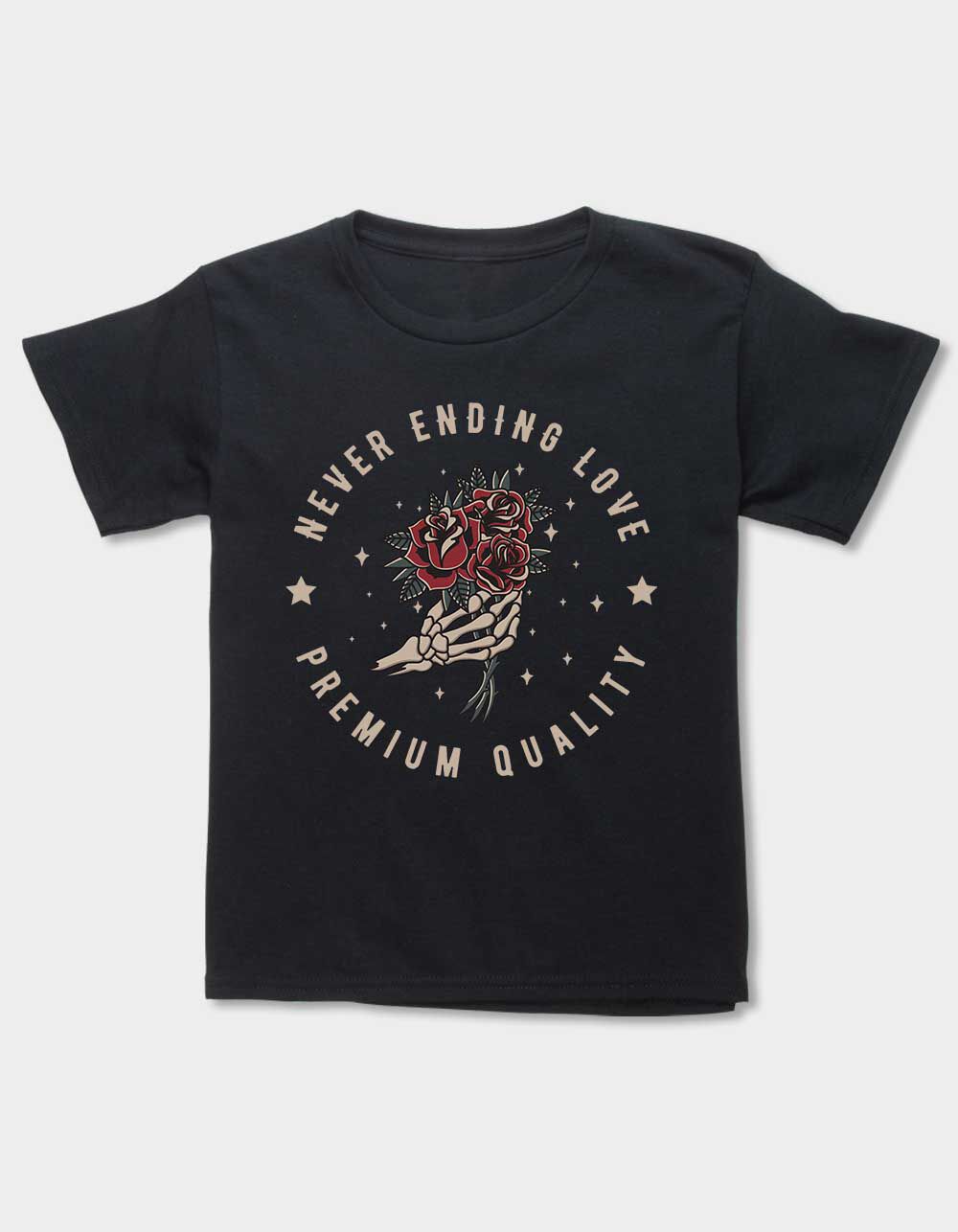 SKELETON Never Ending Love Unisex Kids Tee
