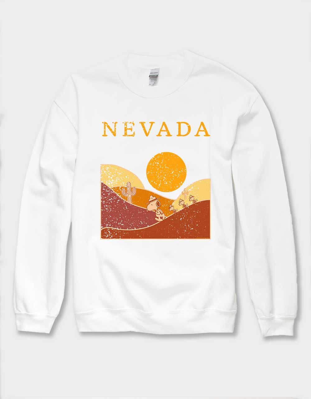 PEANUTS Beagle Scout Snoopy Nevada Distressed Unisex Crewneck Sweatshirt