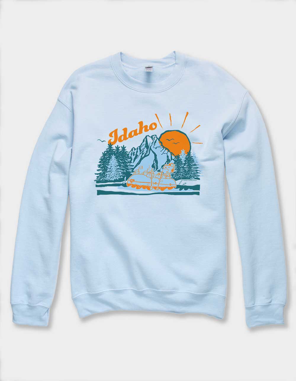 PEANUTS Beagle Scout Snoopy Idaho Unisex Crewneck Sweatshirt