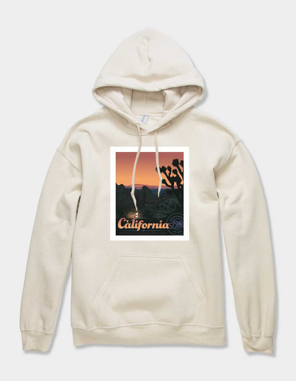 PEANUTS Beagle Scout Snoopy California Nights Unisex Hoodie