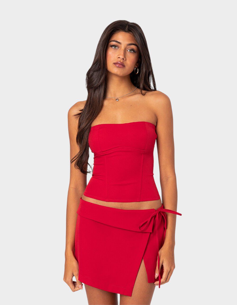 EDIKTED Selena Lace Up Corset