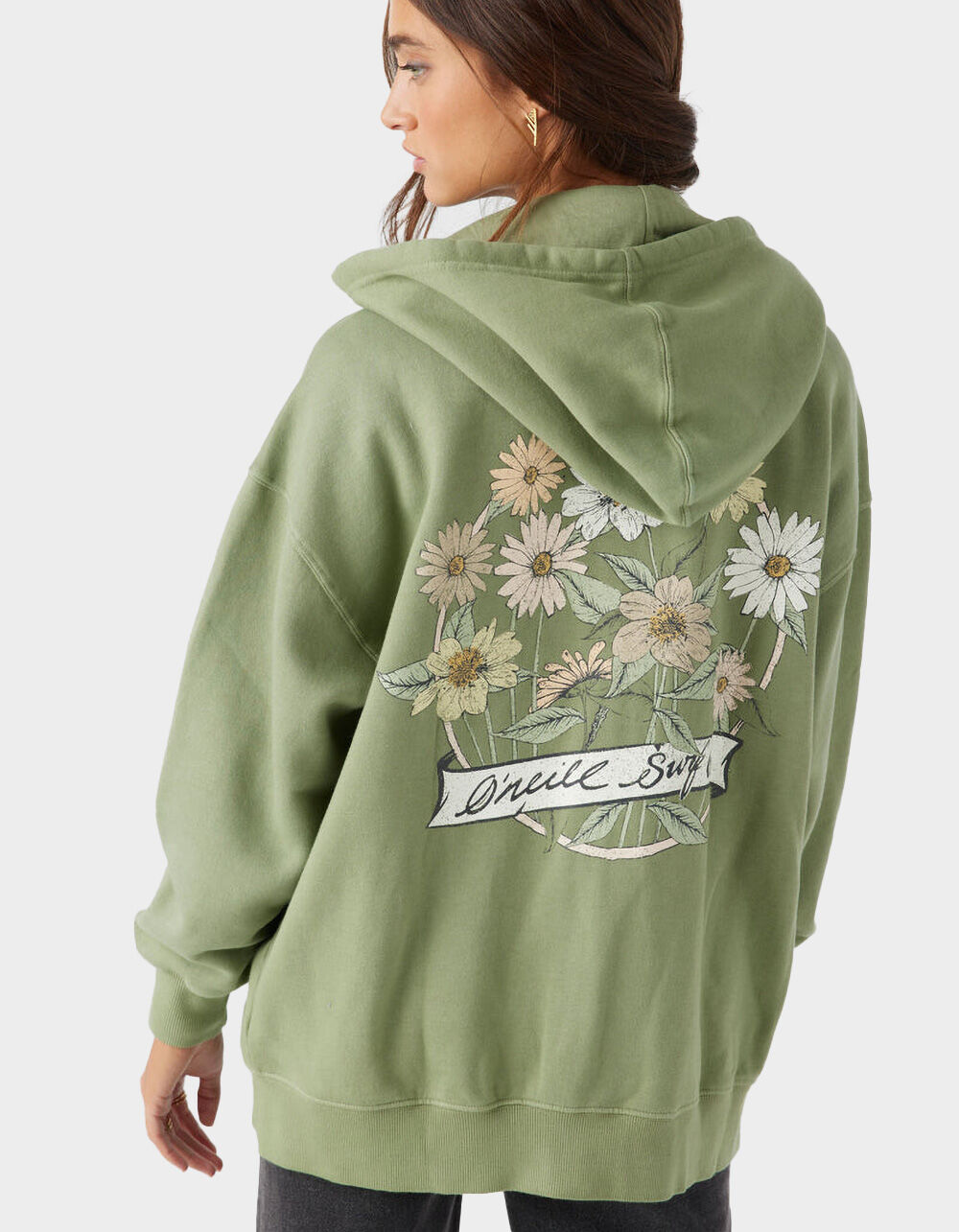 O'NEILL Byron Womens Oversized Zip-Up Hoodie