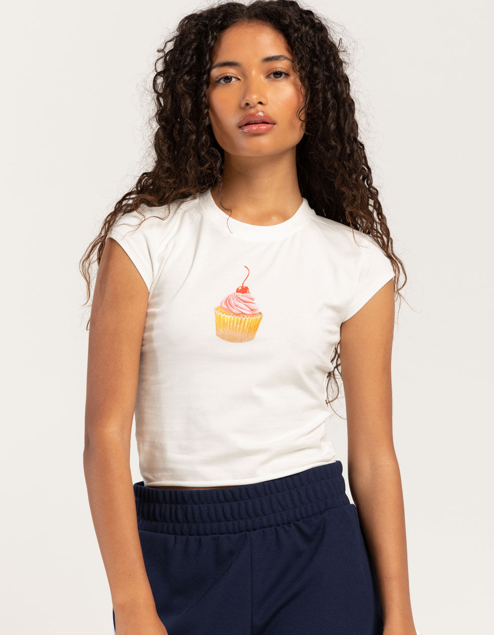 RSQ Womens Cupcake Baby Tee