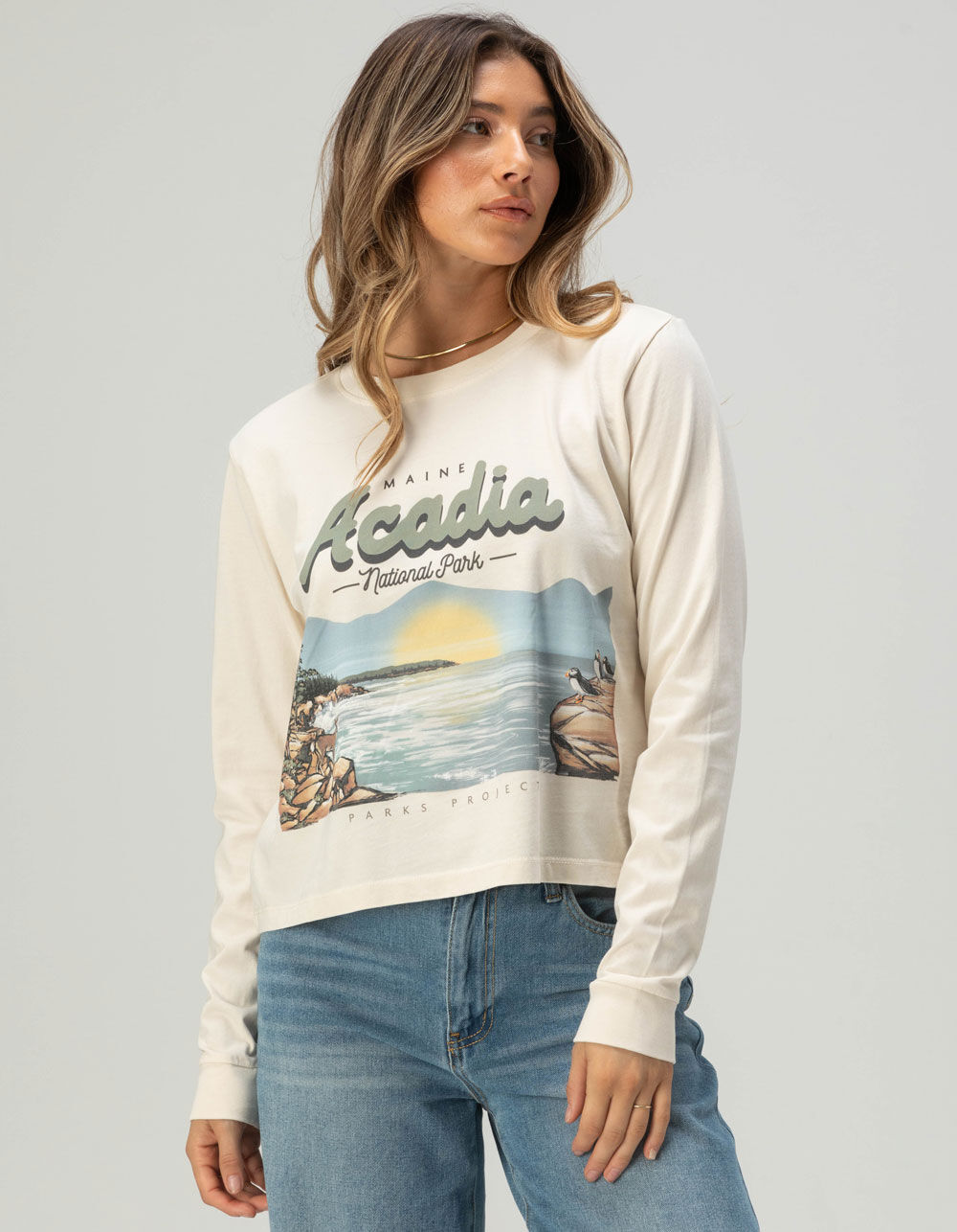 PARKS PROJECT Acadia National Park Womens Long Sleeve Tee