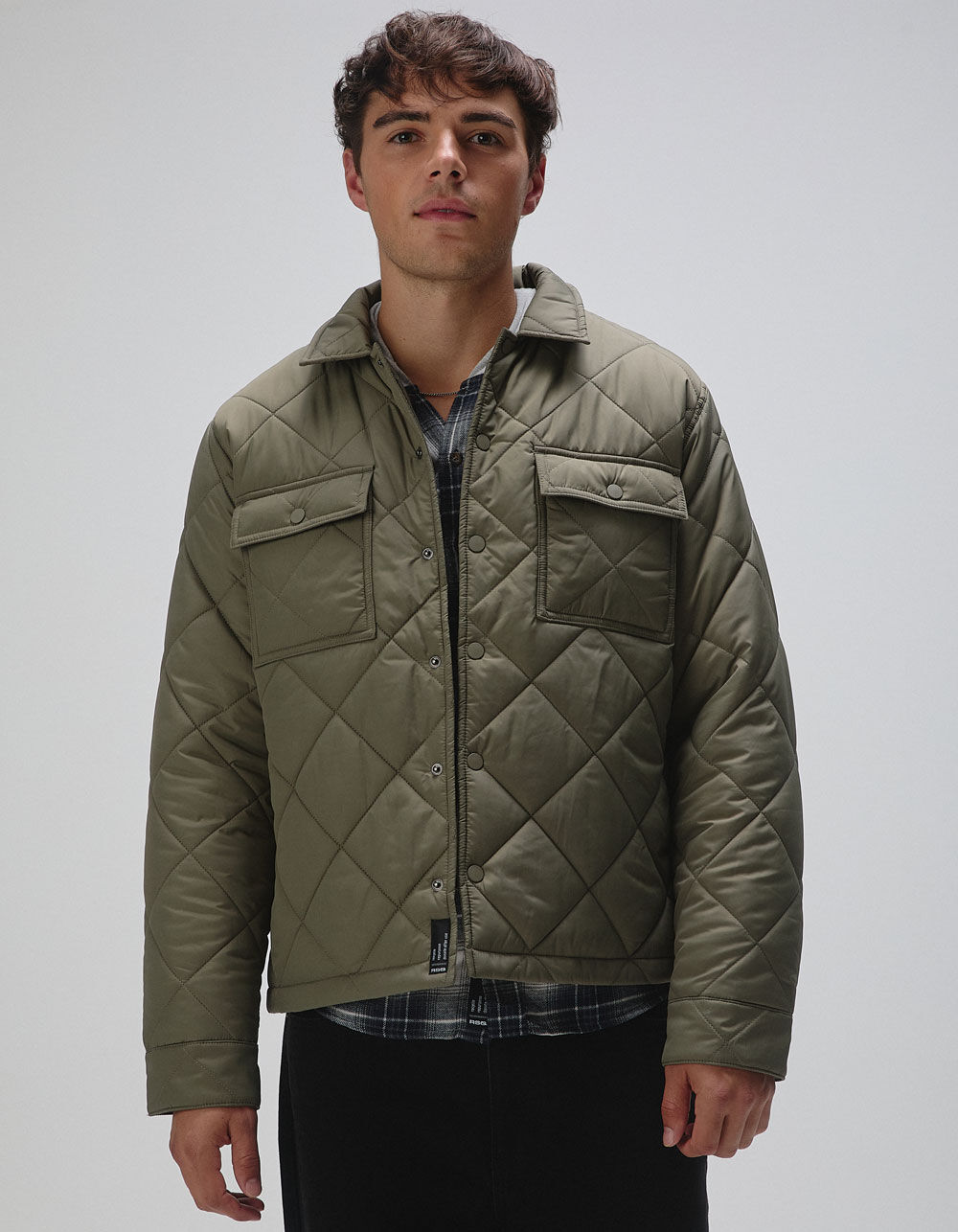 RSQ Mens Quilted Nylon Jacket