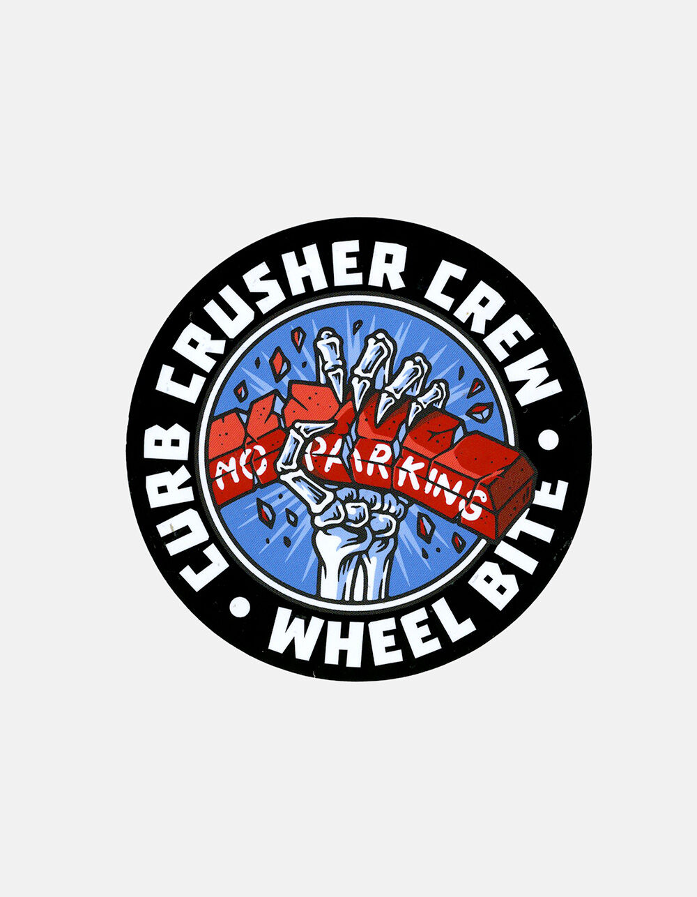 BAD DAZE Curb Crusher Sticker