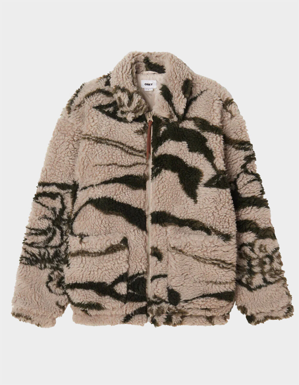 OBEY Mushroom Mens Sherpa Jacket
