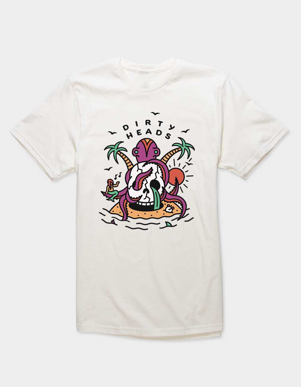 DIRTY HEADS Skull Island Unisex Tee
