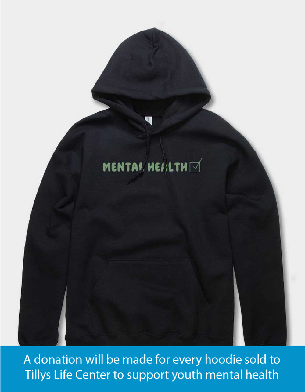 TLC x Mental Health Month Health Check Unisex Hoodie