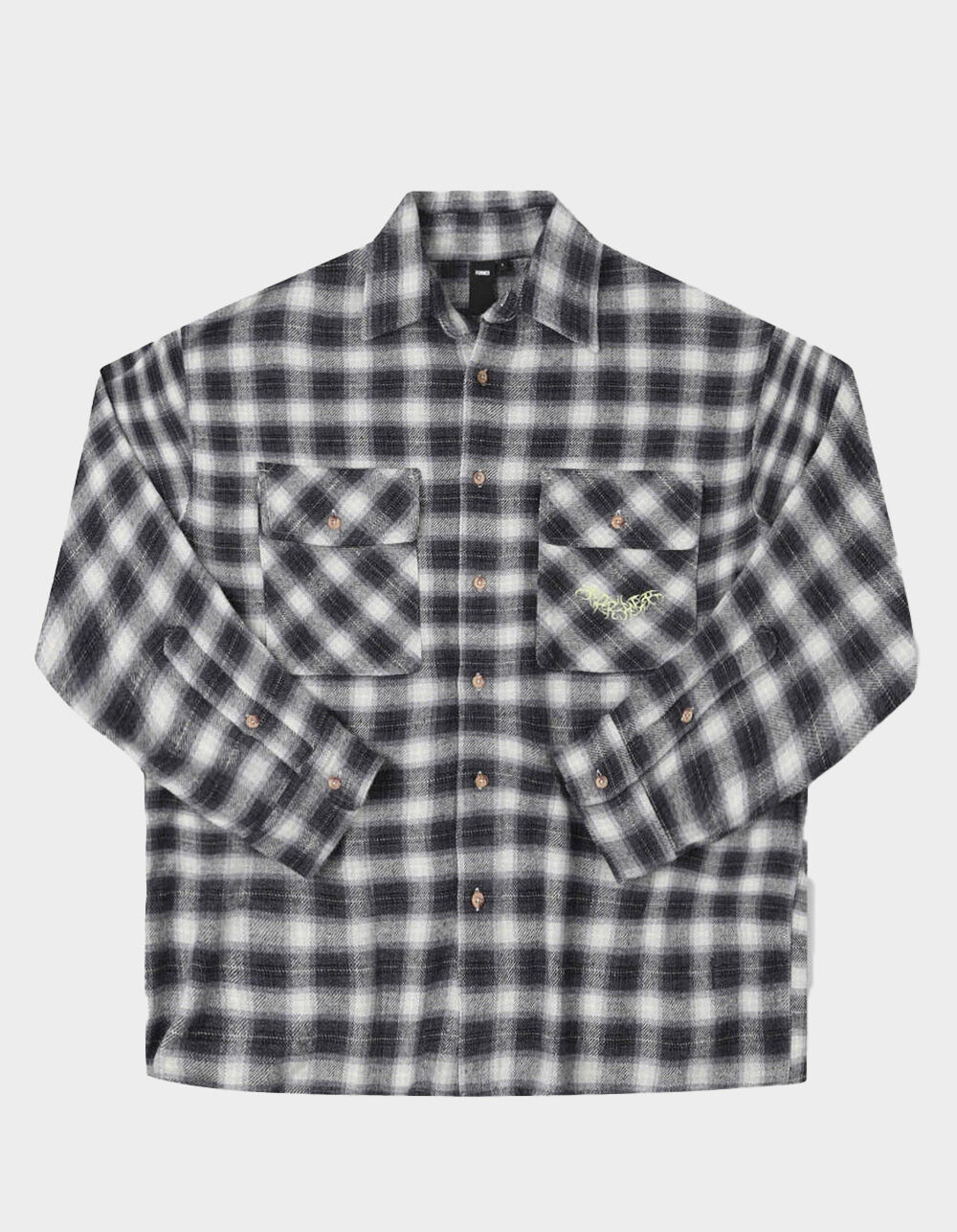 FORMER Manners Plaid Mens Button Up Shirt