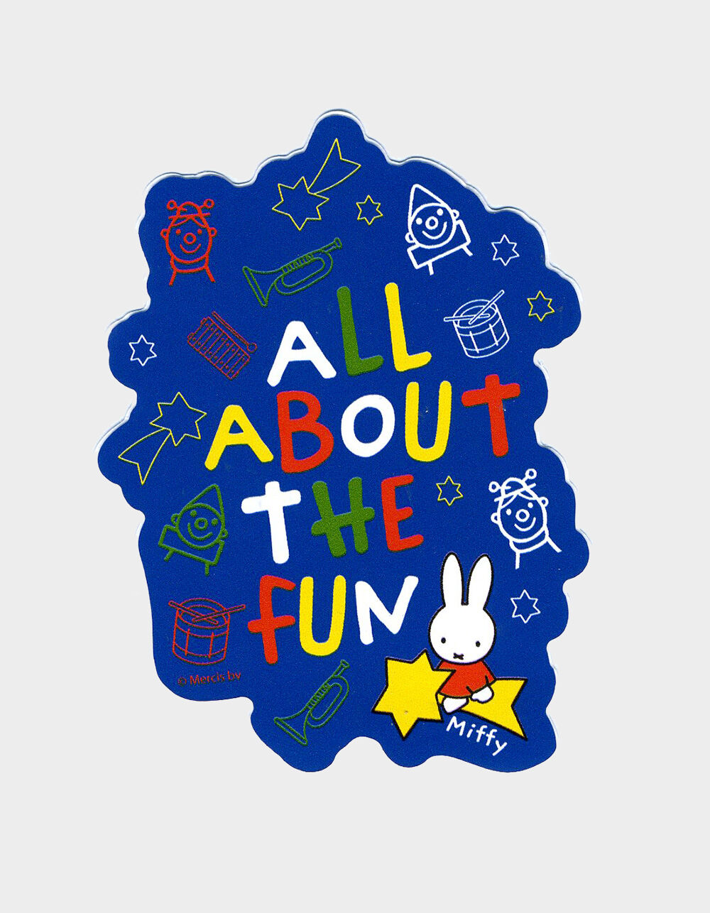 WHATEVER CO. Miffy Fireworks Sticker