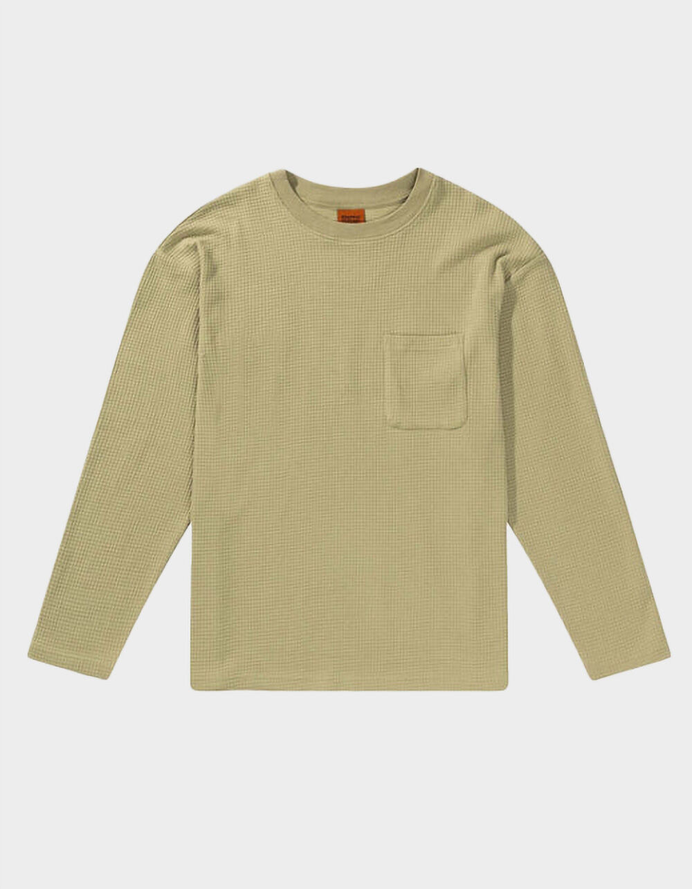 RHYTHM Vintage Waffle Mens Long Sleeve Pocket Tee