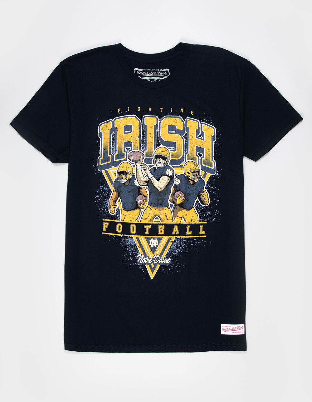 MITCHELL & NESS NCAA Notre Dame Football Mens Tee