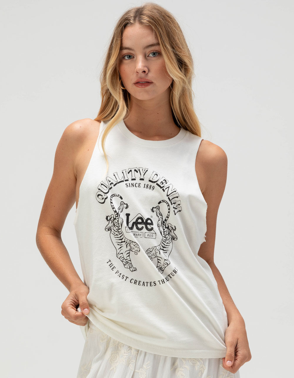 LEE Quality Denim Tiger Womens Muscle Tank Top