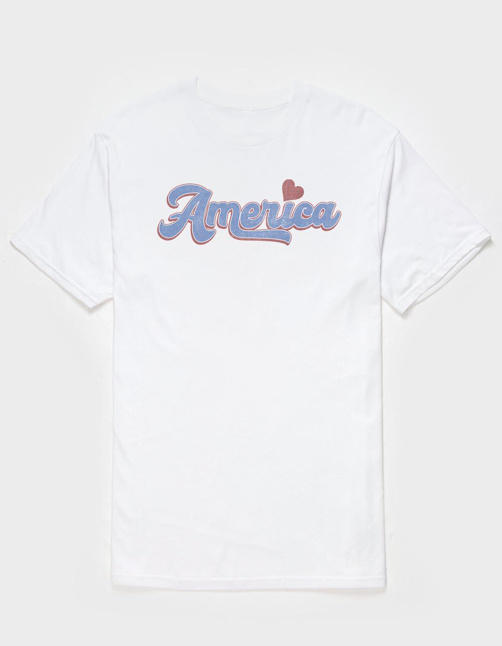 USA America Groovy Heart Unisex Tee