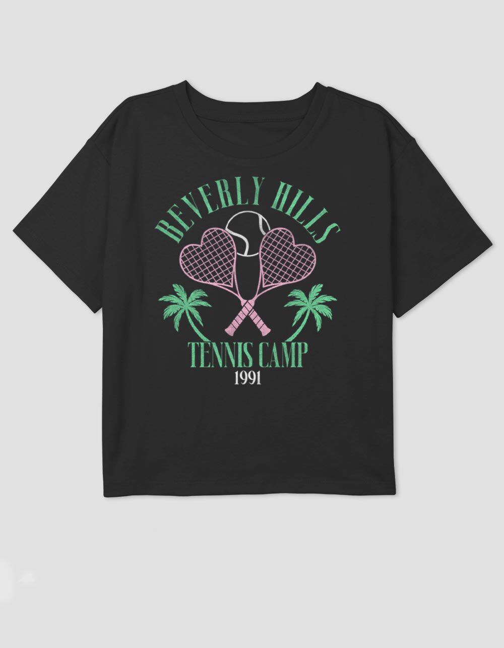 BEVERLY HILLS Tennis Camp Girls Crop Tee
