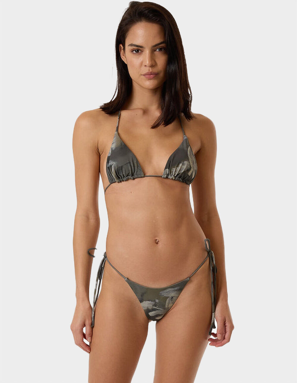 THRILLS Flora Haze Tie Side Thong Bikini Bottoms