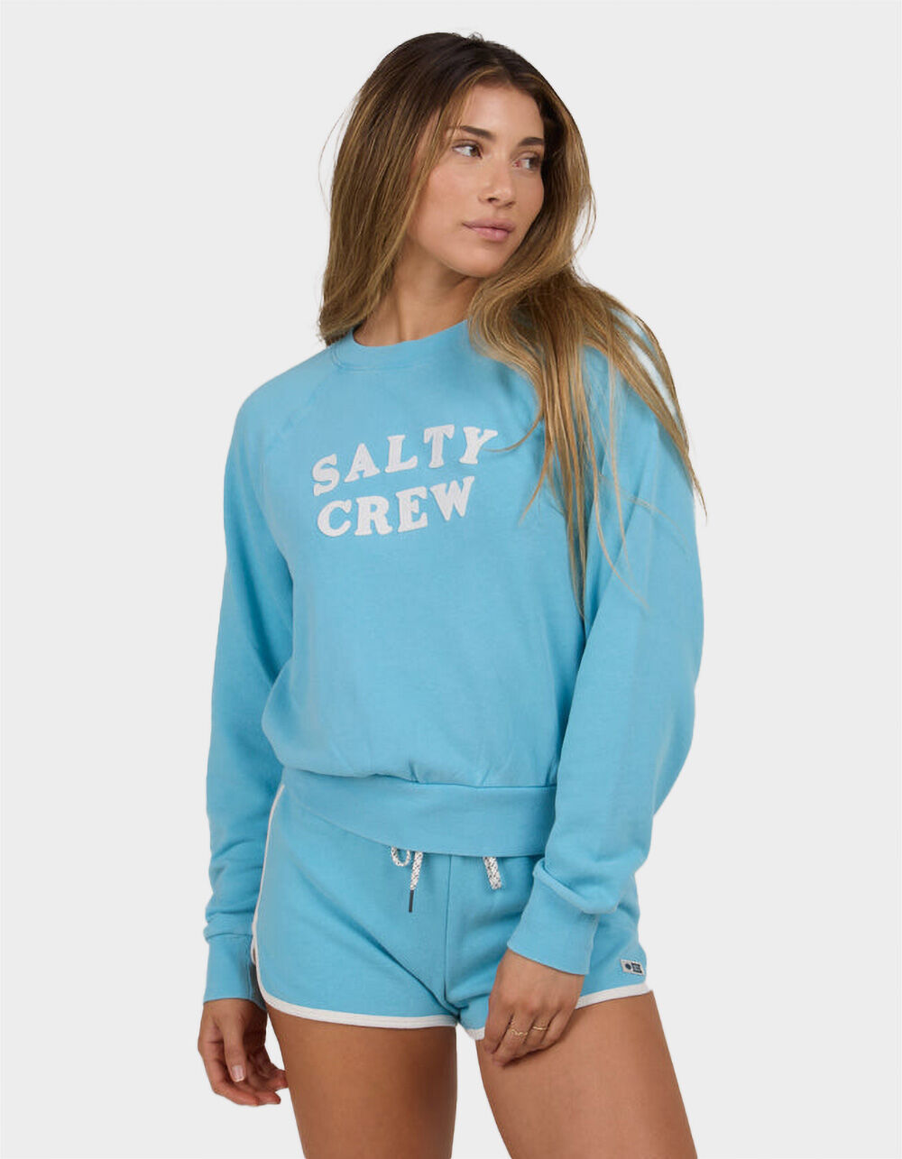 SALTY CREW First Mate Womens Crewneck Sweatshirt