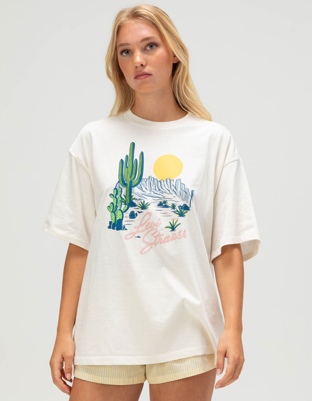 LEVI'S Short Stack Womens Oversized Tee