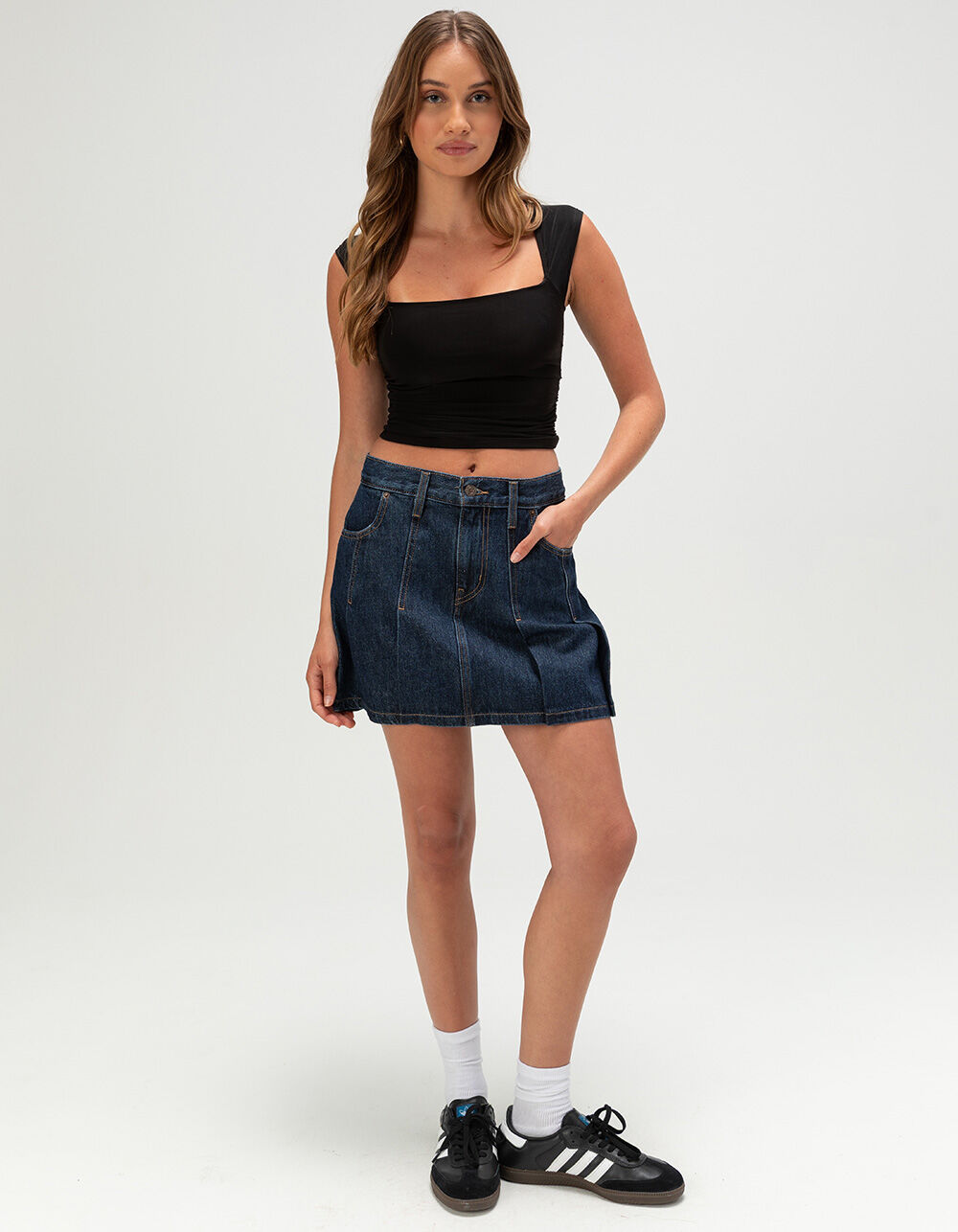 LEVI'S Womens Pleated Mini Skirt - Remember Together