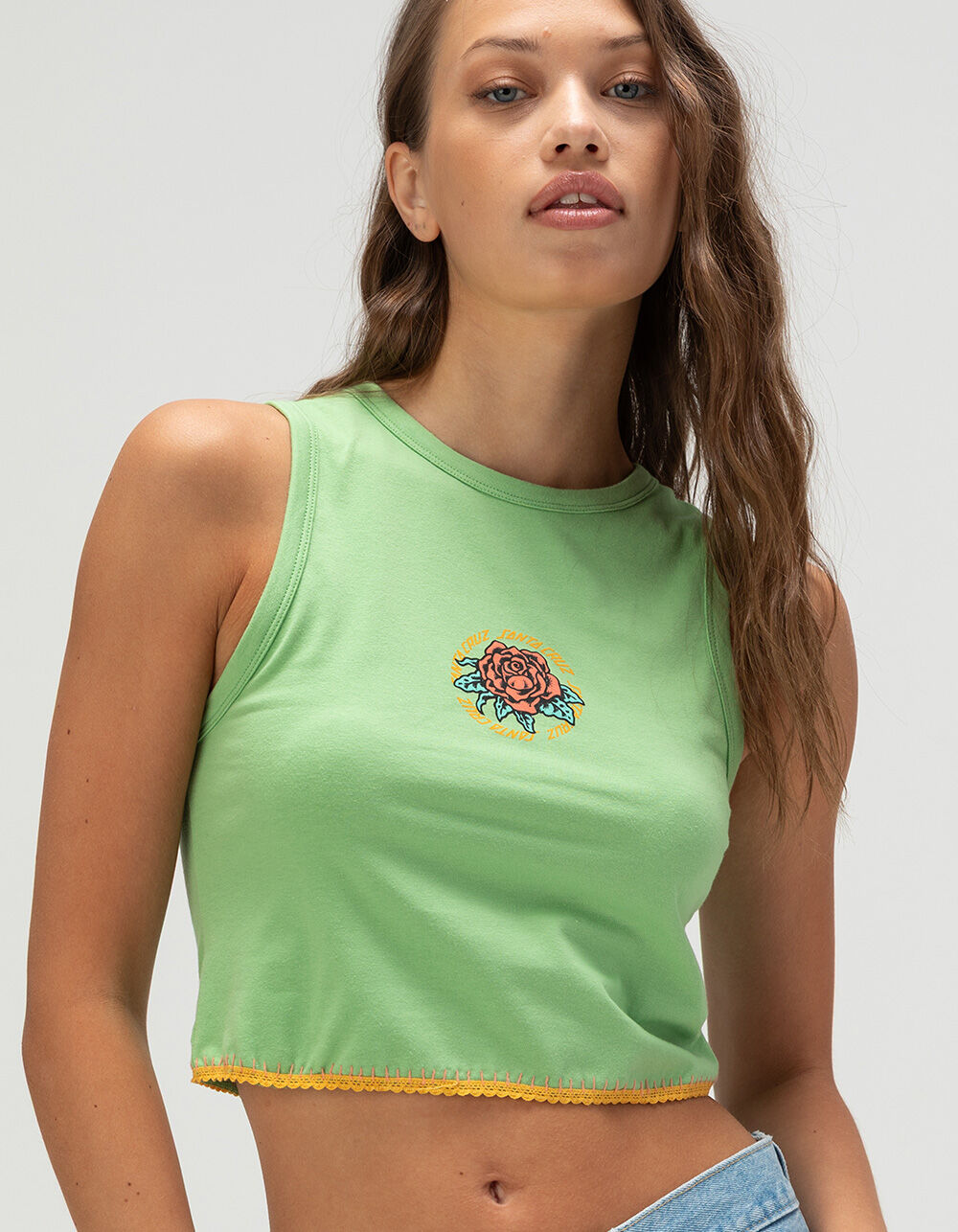 SANTA CRUZ Ringed Arrangement Womens Tank Top