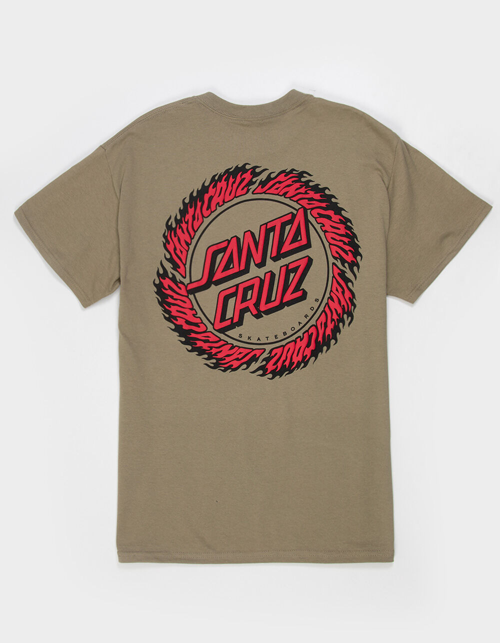 SANTA CRUZ Flame Ringed Dot Mens Tee