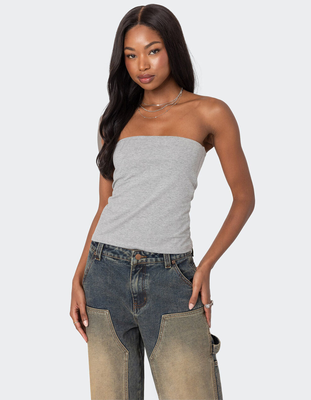 EDIKTED Built In Bra Tube Top